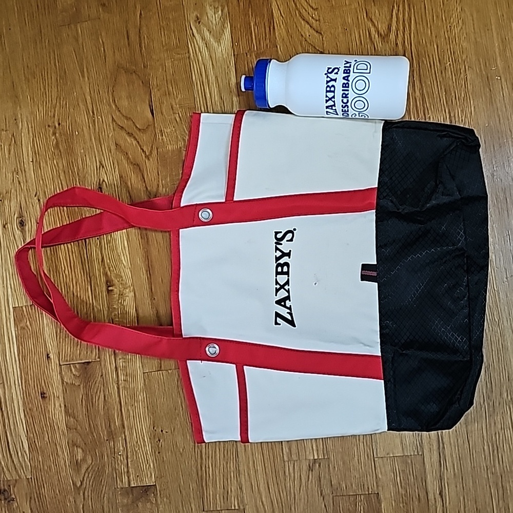 Zaxby's Tote Bag and Water Bottle